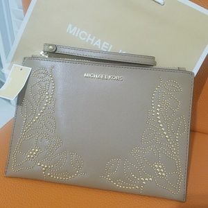 new clutch wristlet mk AUTHENTIC michael kors